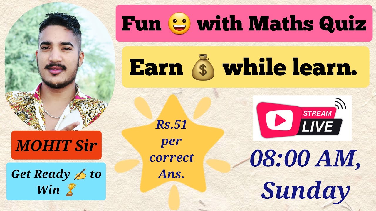 RIMC | MILITARY SCHOOL | SAINIK SCHOOL Entrance Exam Coaching Online Quiz | MOHIT Sir Maths