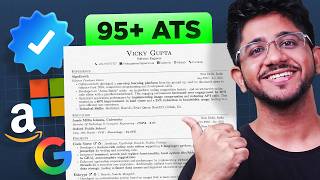 How To Create An ATS-Friendly Resume For Freshers In 2026 | Vivek Gupta