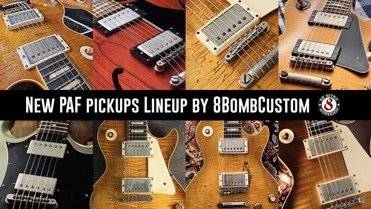 New 2026 PAF pickups Lineup by 8BombCustom - YouTube