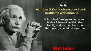 5 Things Never Share With Anyone ( Albert Einstein ) _ Albert Einstein quotes