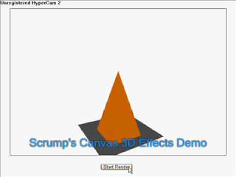Javascript Canvas 3D Demonstration