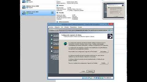Instalación Windows Server 2003 en una Máquina Virtual en VMware.