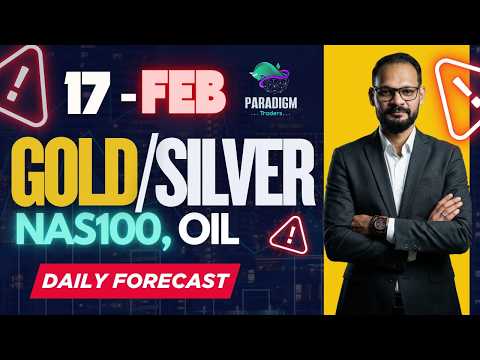 Video preview for GOLD Price Prediction TODAY | 17 February 2026 | #GOLD #USOIL #NASDAQ #silver. Forex Market Updates.