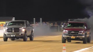 Diesel Powerfest Trucks Drag Racing At The Buck