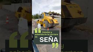 CARRETERA DE SEÑA: Más de un año de obras y sin final a la vista #Limpias #Cantabria