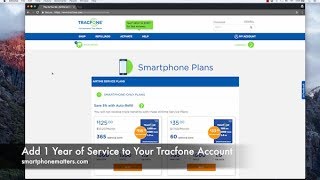 Add 1 Year of Service to Your Tracfone Account