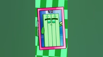 Numberblock 40 #animationmeme #numberblocks #learningblocks #givemebackmykids #alightmotion
