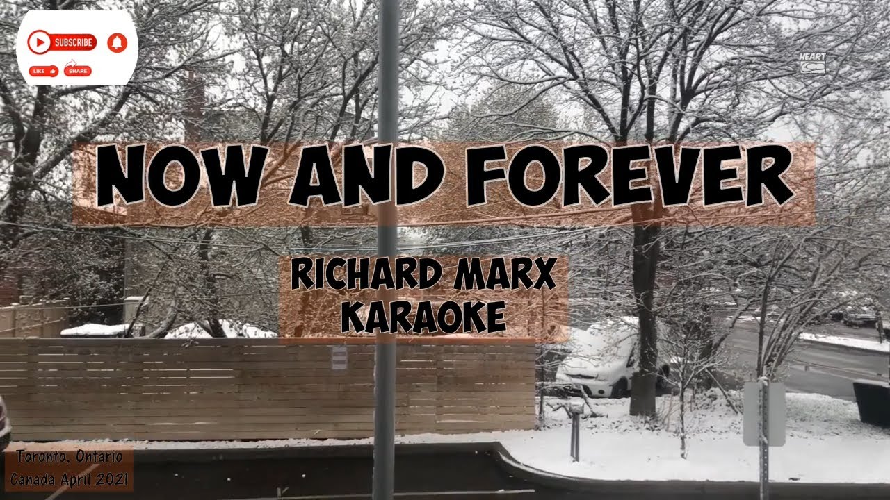 NOW AND FOREVER | RICHARD MARX | KARAOKE - YouTube