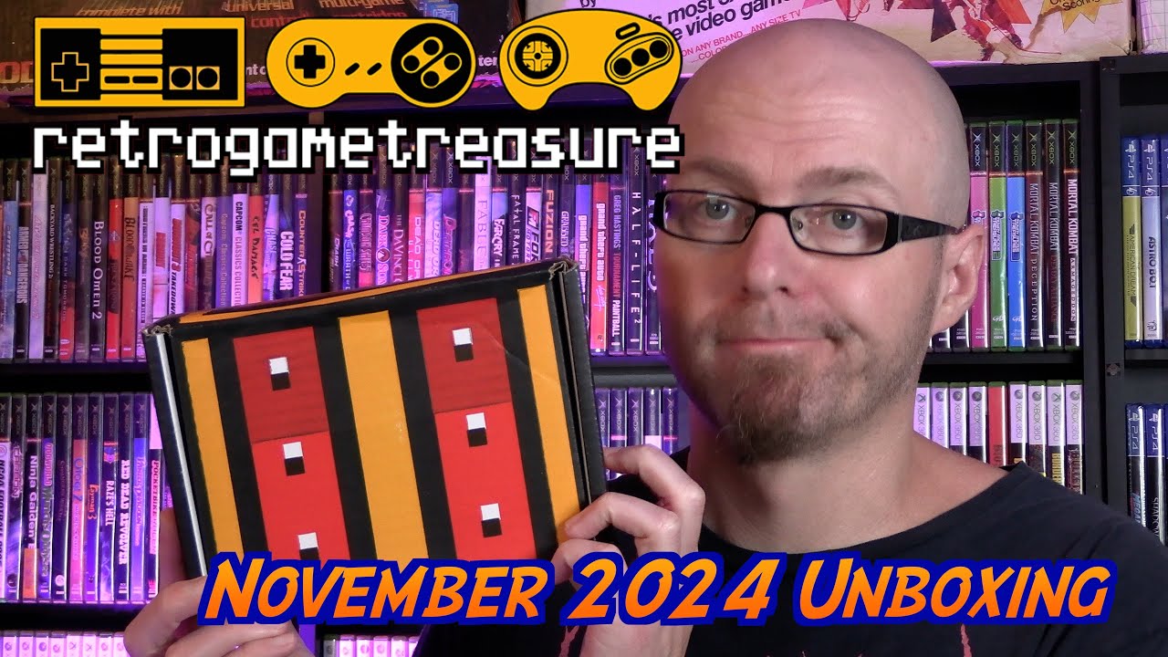 Retro Game Treasure - November 2024 Unboxing
