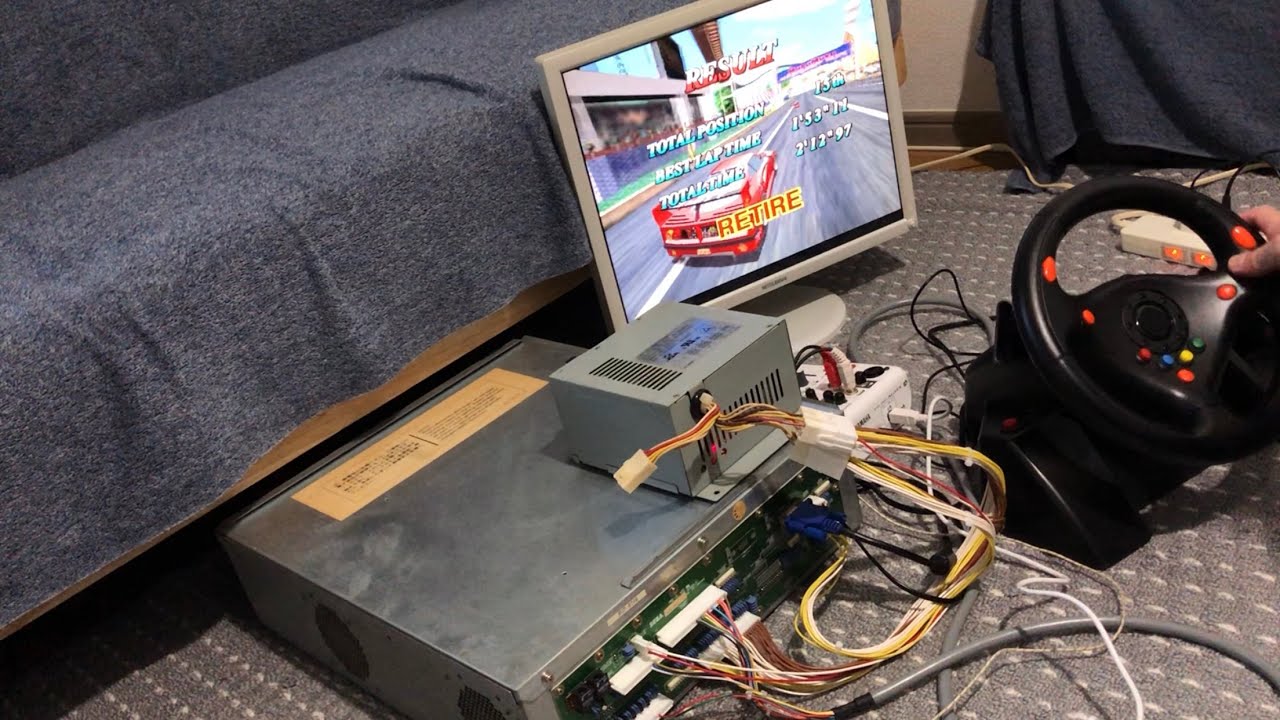 アーケード基板]ル・マン24 LE MANS 24 [SEGA／MODEL3]のテストプレイ