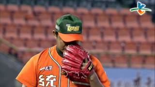 20130926 CPBL 犀牛VS獅 7上 陳凱倫VS唐肇廷 這次快艇終於把奶精接殺出局 犀牛再次悲情3上3下