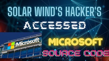 SolarWinds Hackers Accessed Microsoft Source Code I SolarWinds hack explained #inhindi #solarwinds