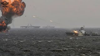 US Aircraft Carrier Intercepts by Iranian Warships in Sea of Oman