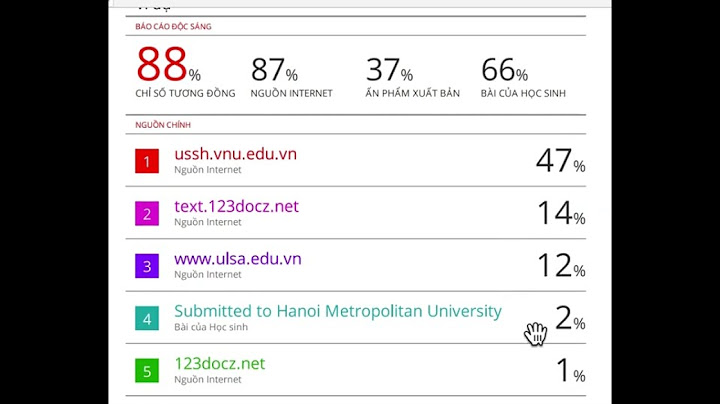 Hướng dẫn kiểm tra đạo văn ueh