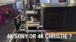 4K Christie Digital Cinema Projector Installation With Doremi Showvault Server Part 1