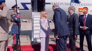 Meloni Arrivo In Egitto Per Firma Accordi Pace Gaza