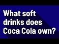 What soft drinks does Coca Cola own?