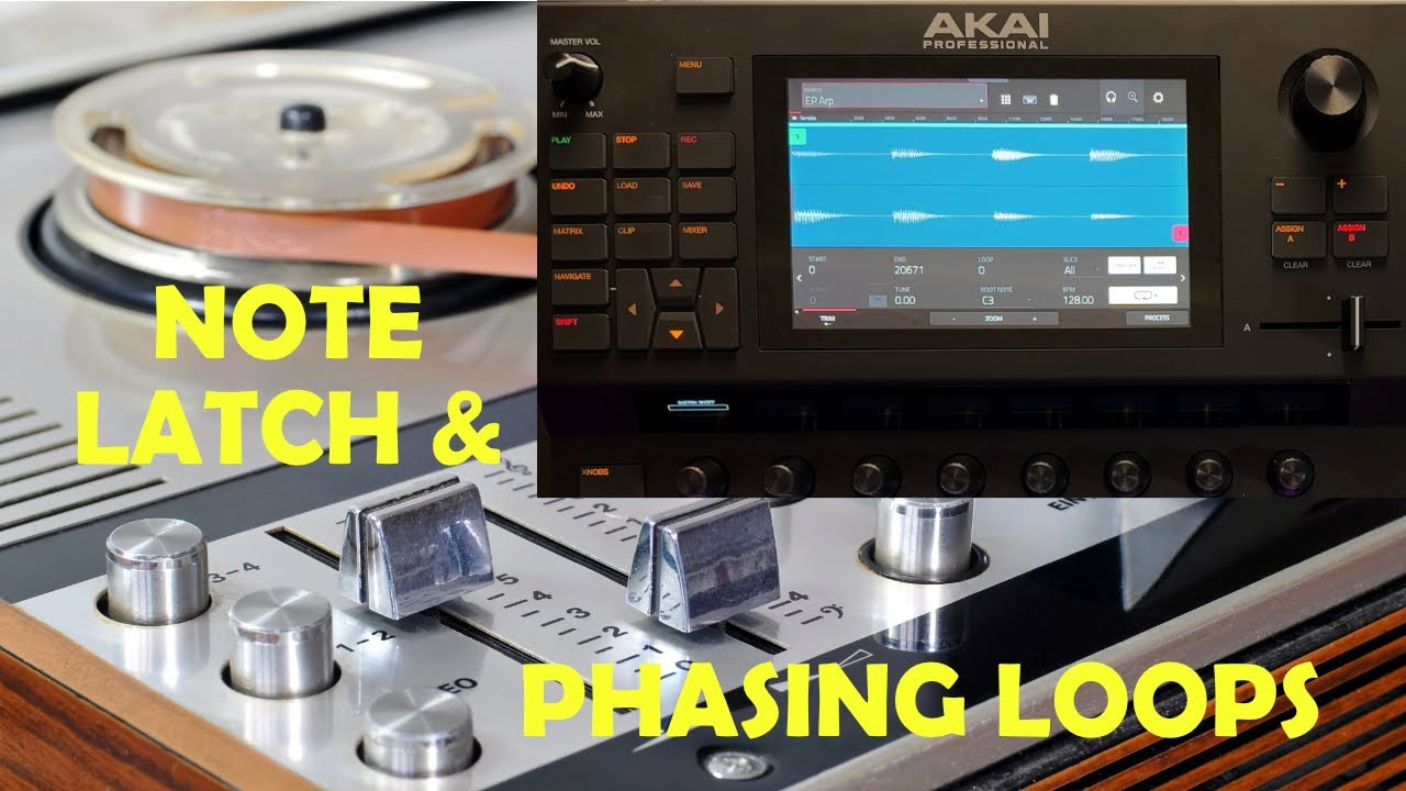 Akai Force - Note Latch and Phasing Loops - YouTube