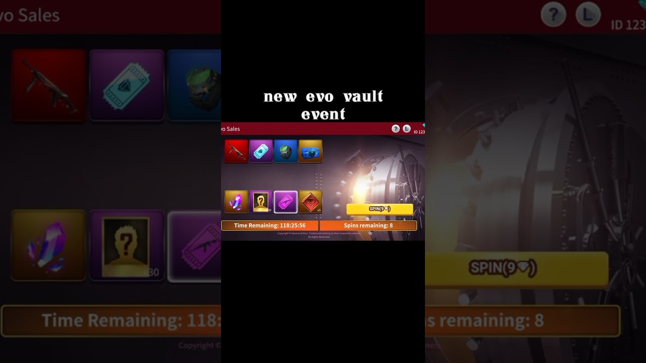 new hideout evo vault event 