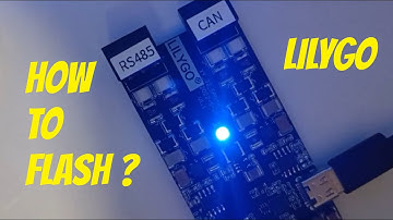 [BORING] Flashing Battery-Emulator onto LilyGo T-CAN485 (WINDOWS)