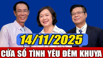 Nghe Cửa Sổ Tình Yêu VOV Đêm Khuya Ngày 14/11/2025 | Đinh Đoàn Giúp Bạn Đối Mặt Với Tổn Thương