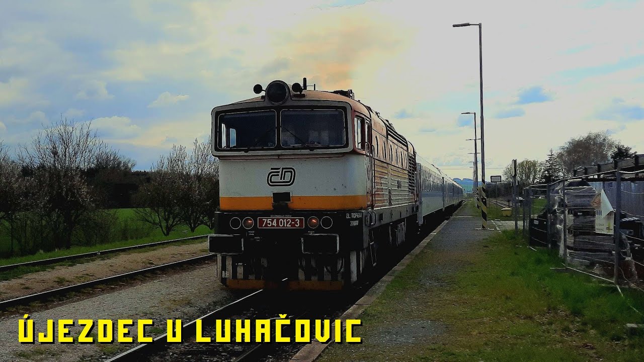 Vlaky Újezdec u Luhačovic 16.4.2023