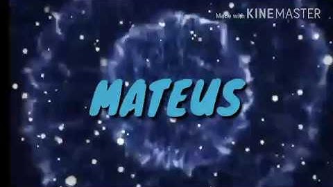 Intro Mateus #3 Faço Intros e Banners