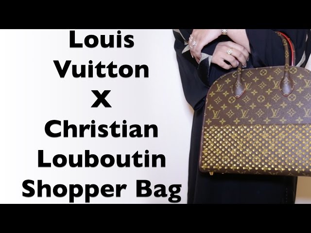 Louis Vuitton X Christian Louboutin Shopper Bag  شنطة لويس فيتون وكريستيان  لوبوتان 