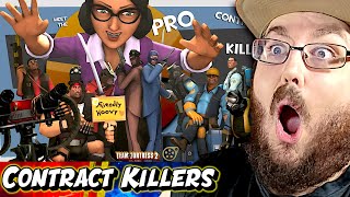 картинка: Встречайте ПРОФЕССИОНАЛЬНУЮ РЕАКЦИЮ на анимацию Contract Killers [SFM] Team Fortress 2!!!