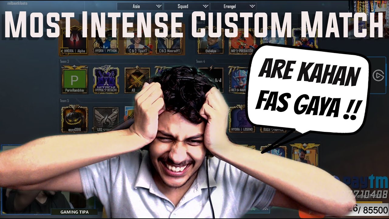 MOST INTENSE AND FUNNY CUSTOM MATCH HIGHLIGHT🤣 | Ft. @AlphaClasher @PythonGamingOfficial @NimrodGaming