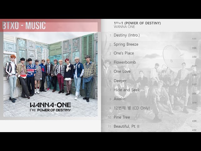 Full Album] Wanna One - 1¹¹=1 (POWER OF DESTINY) - YouTube