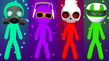 Stickman Party All Random Funny minigames 1 2 3 4 Player Games 2022 Gameplay #2