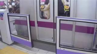 東京メトロ半蔵門線九段下駅ホームドア