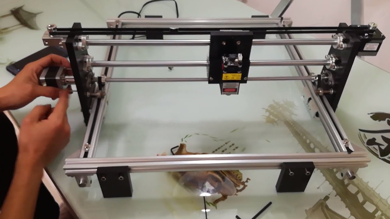 How to DIY a Laser Engraving Machine? YouTube