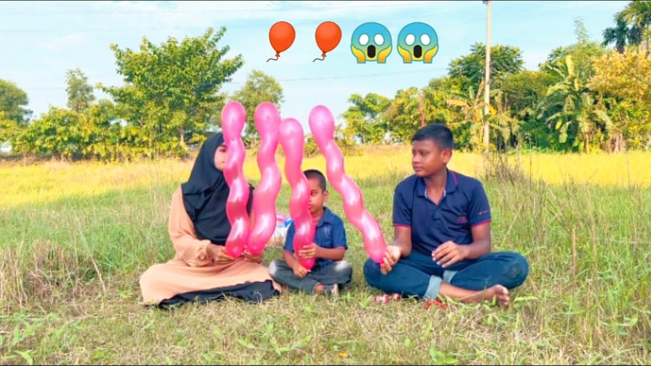 outdoor fun with Rocket Balloon and learn colors for kids by I Rafi Balloon Show | kids episode -8