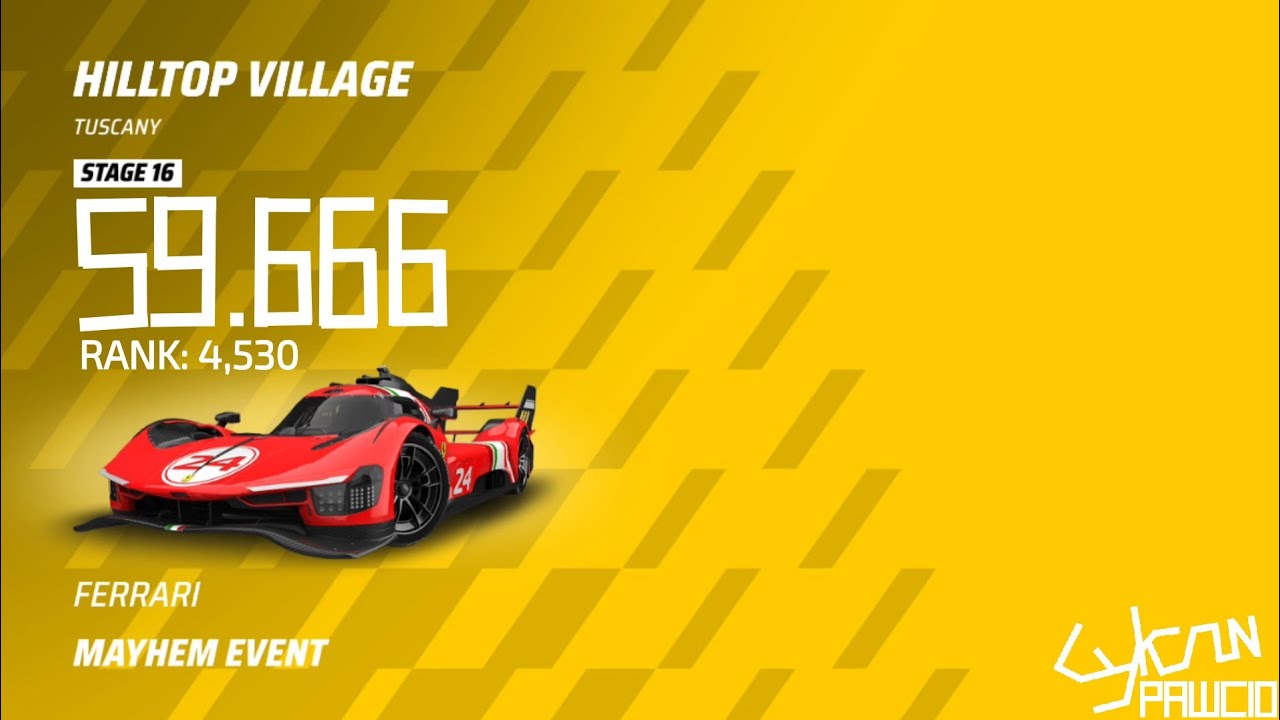 Asphalt Legends - Ferrari 499P Modificata Mayhem Event - Stage 16