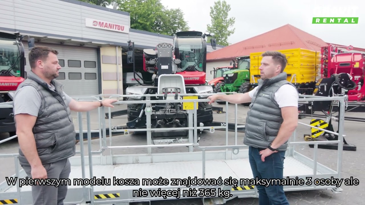 Jak właściwie podpiąć i ustawić osprzęty do ładowarek obrotowych Manitou MRT Vision? | GRAVIT.pl