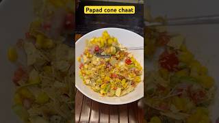 🤤Papad Corn Chaat 🤤🔥#shortsfeed #food #viral #chaat#corn #easyrecipe