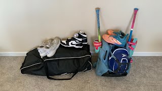 What is in baseball bag 2025 baseball season.