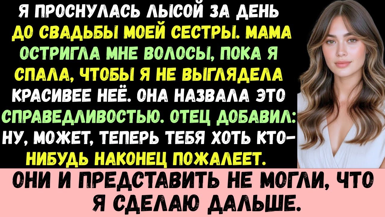Мои родители подстригли меня, пока я спала, чтобы на свадьбе сестры я выглядела менее красивой, и то