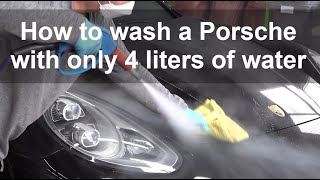 Porsche Steam Car Wash Machine Auto Detailing, Mobile Car Wash Business