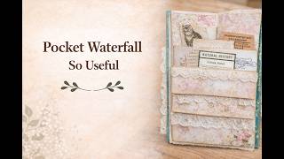 Pocket Waterfall Ephemera Organizer | Easy DIY Tutorial