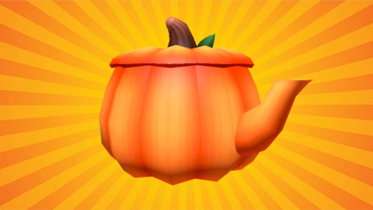 Roblox Item Spotlight 1 Pumpkin Teapot YouTube