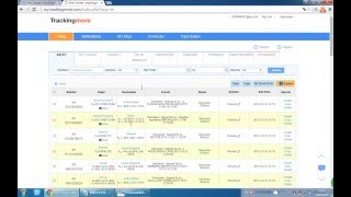 Trackingmore CSV Upload (dhl tracking)