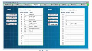 VolleyWrite Team Entry