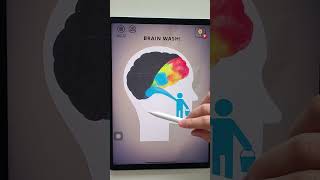 Brain Wash |  puzzle mind game😀😀😀 #shorts #gaming #challenge #brainboom screenshot 2