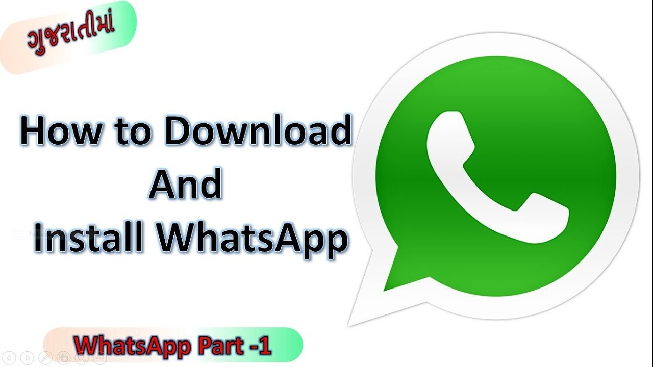 How to Download and Install WhatsApp Messenger - YouTube