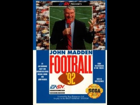 Genesis Longplay - John Madden Football u002792
