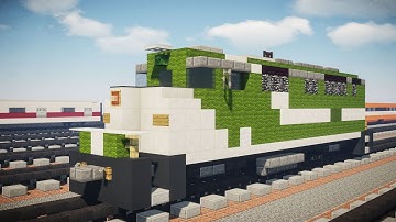 Minecraft GO Transit F59PH Locomotive Tutorial