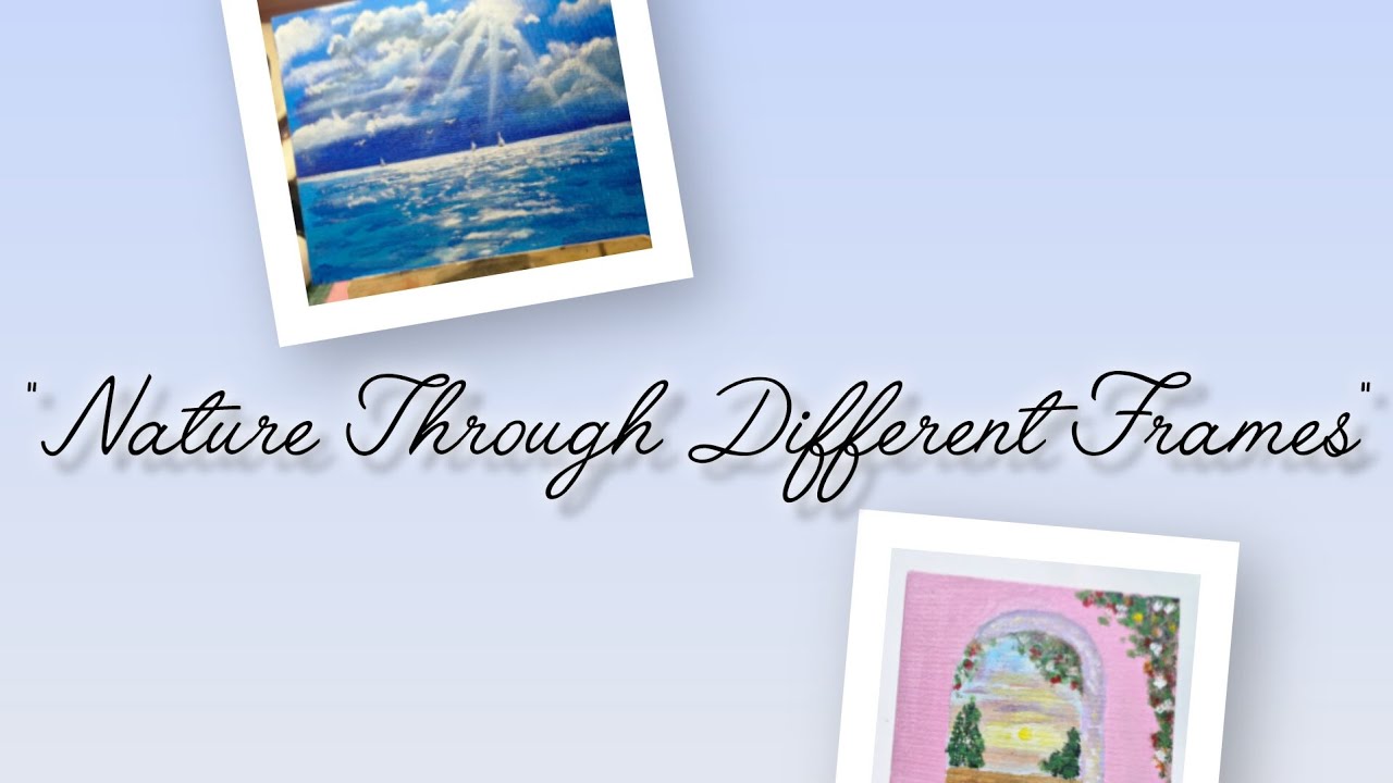 "Sunshine & Sunsets: A Dual Perspective""Moments of Serenity in Paint